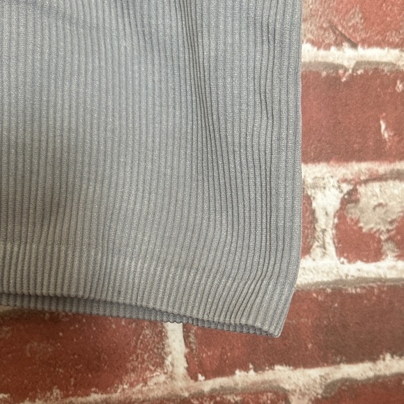 Gray Ribbed Tank Top - Picture 3 of 6